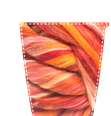 Hot Take SW Merino Sari Firestar