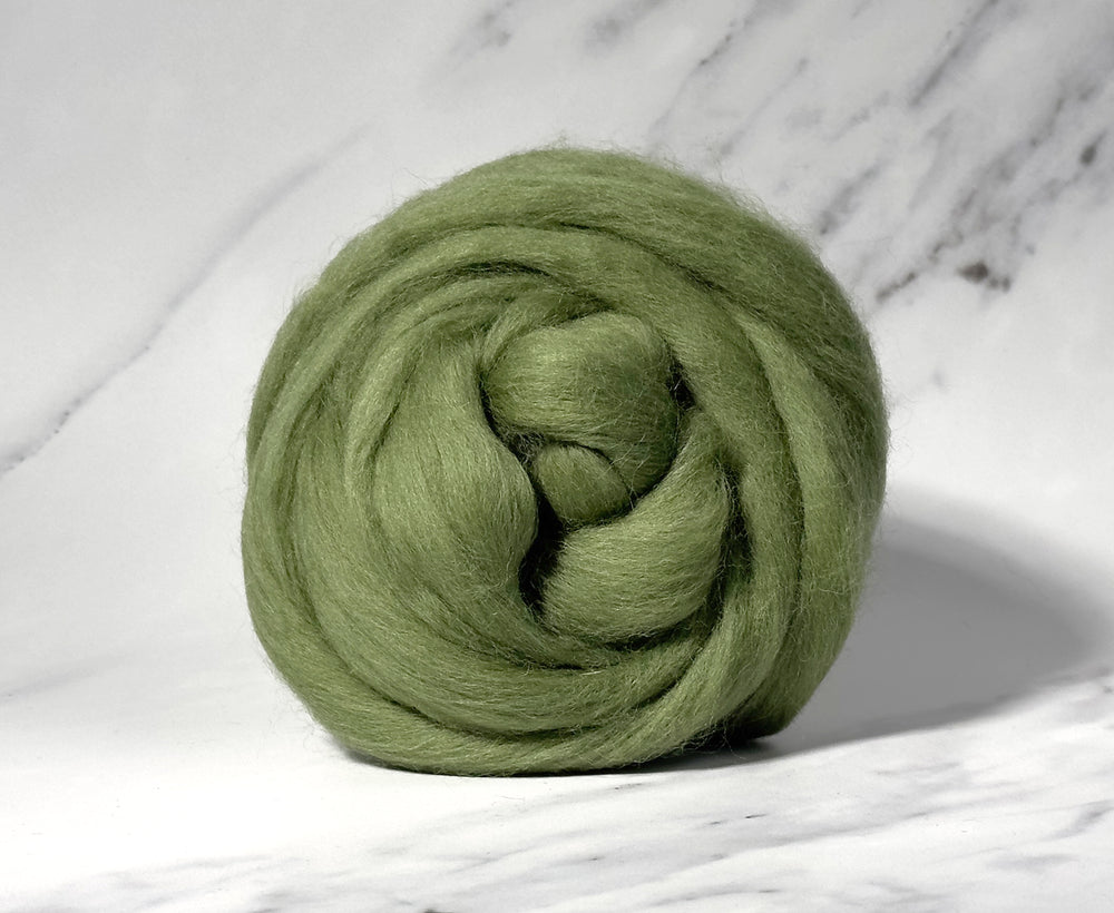 Blue Faced Leicester Olive Green