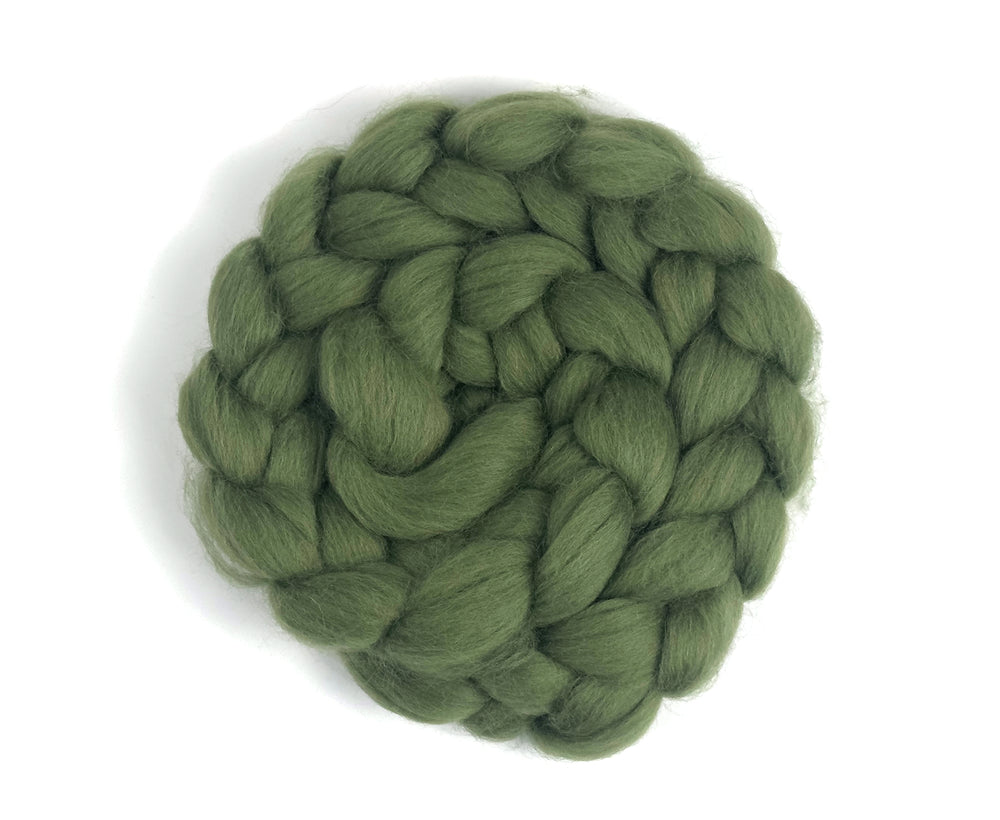 Blue Faced Leicester Olive Green