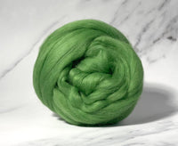 Blue Faced Leicester Grass Green Dyed Wool World Of Wool