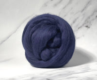 Blue Faced Leicester Tanzanite Blue Dyed Wool World Of Wool