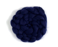 Blue Faced Leicester Tanzanite Blue Dyed Wool World Of Wool