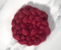 Blue Faced Leicester Ruby Red Dyed Wool World Of Wool