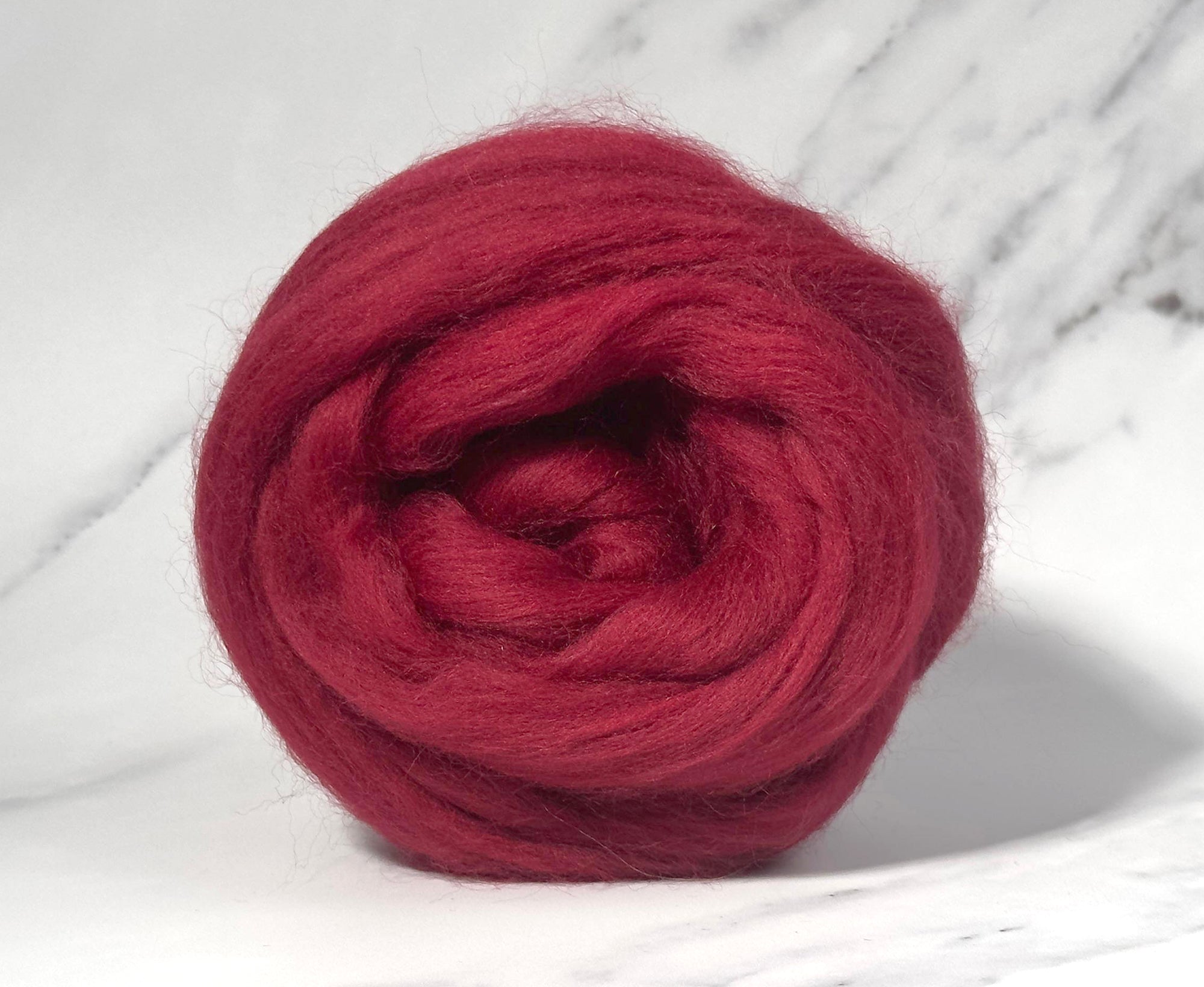 Blue Faced Leicester Ruby Red Dyed Wool World Of Wool