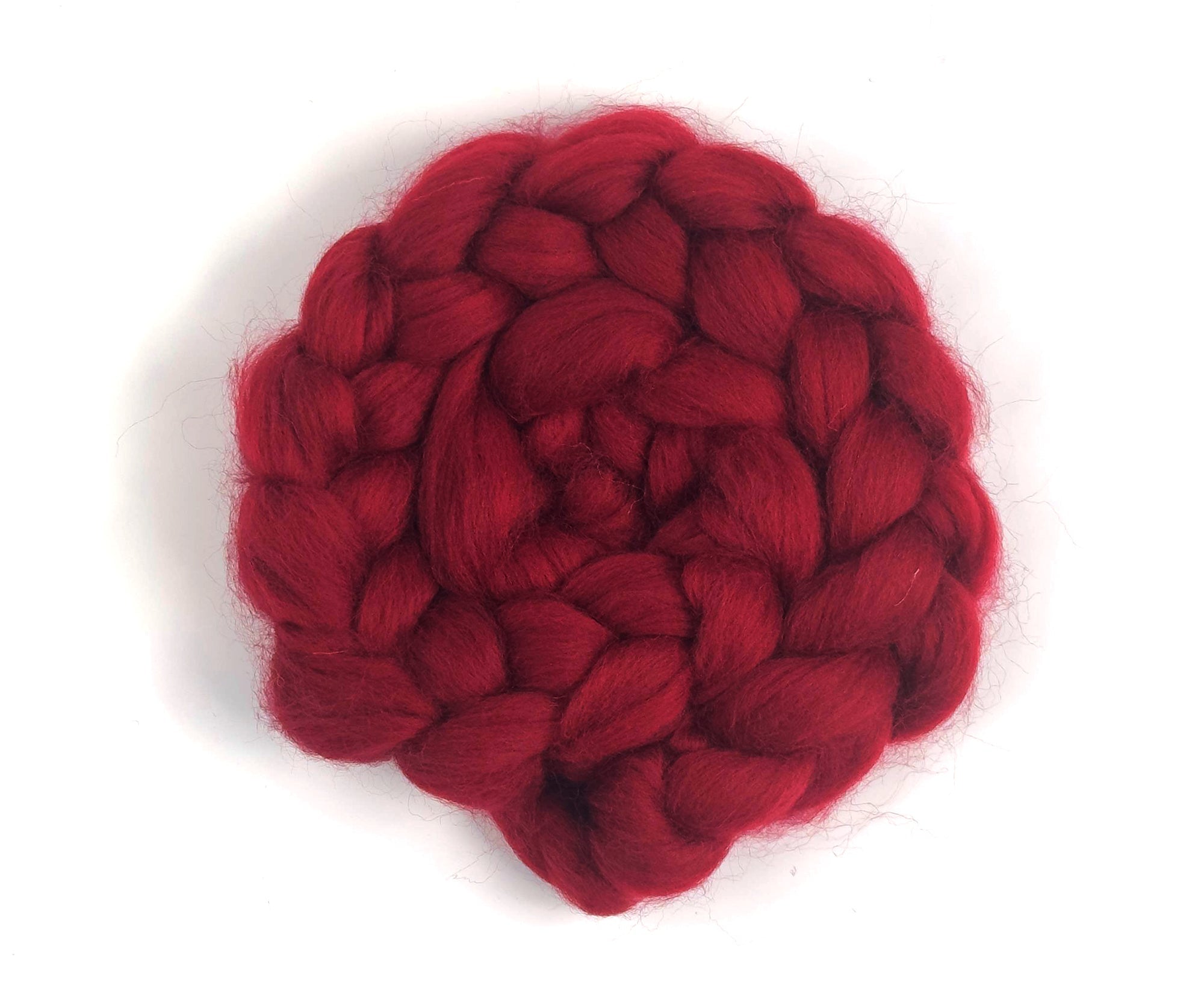 Blue Faced Leicester Ruby Red Dyed Wool World Of Wool