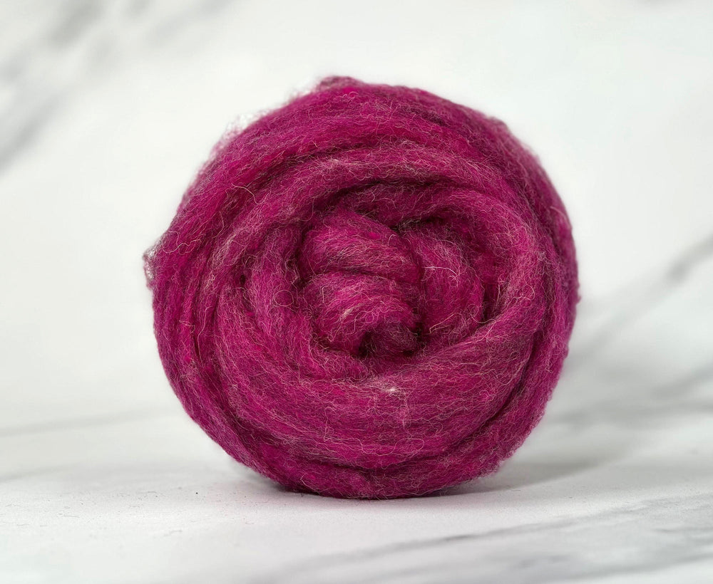 Tickled Pink British Sliver Carded Wool World Of Wool