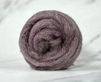Wisteria Purple British Sliver Carded Wool World Of Wool