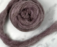 Wisteria Purple British Sliver Carded Wool World Of Wool