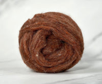 Amber Ale Orange British Sliver Carded Wool World Of Wool
