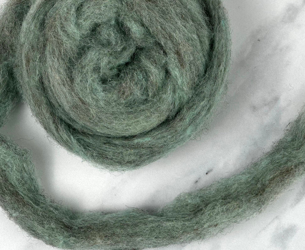 Devon Coast Blue British Sliver Carded Wool World Of Wool