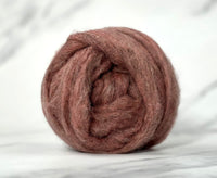 English Rose Pink British Sliver Carded Wool World Of Wool