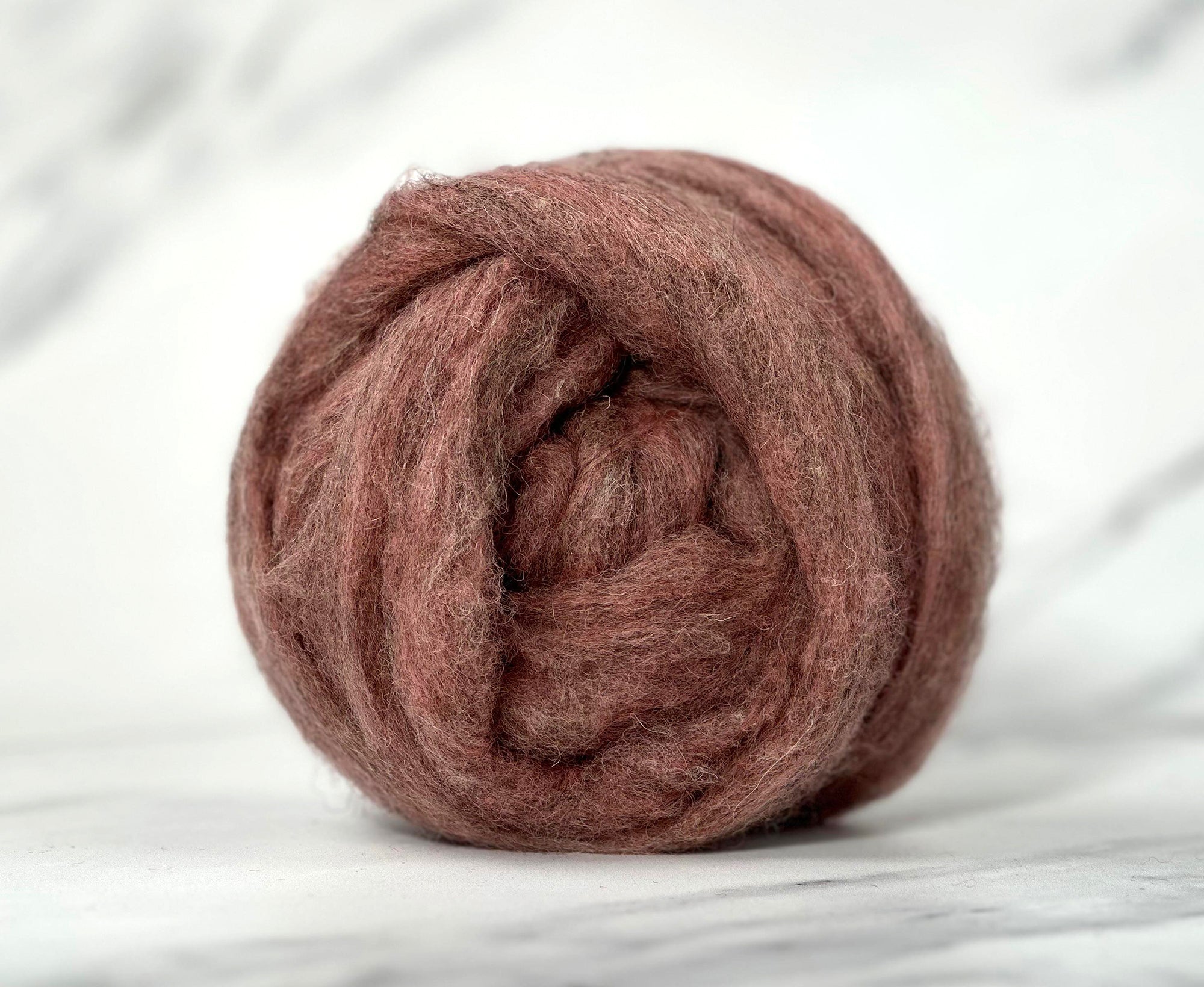 English Rose Pink British Sliver Carded Wool World Of Wool