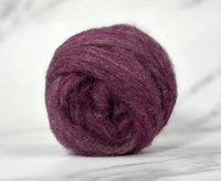 Bramble Purple British Sliver Carded Wool World Of Wool