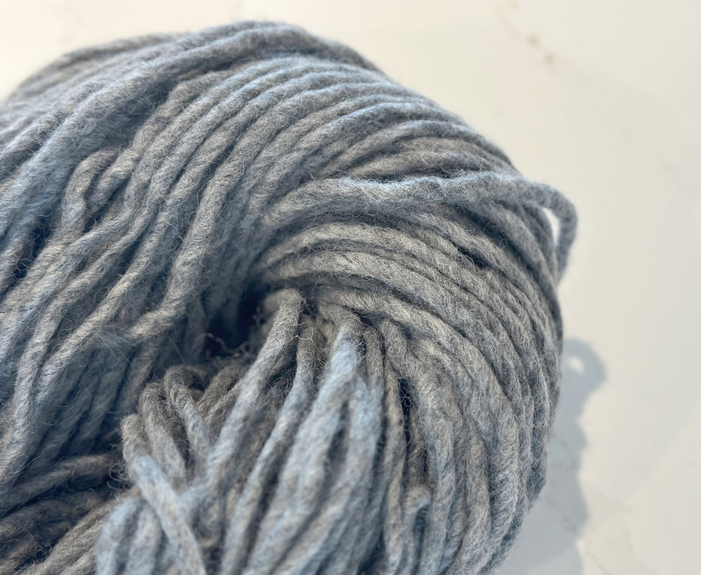 Grey Slim Dread Felted Yarn