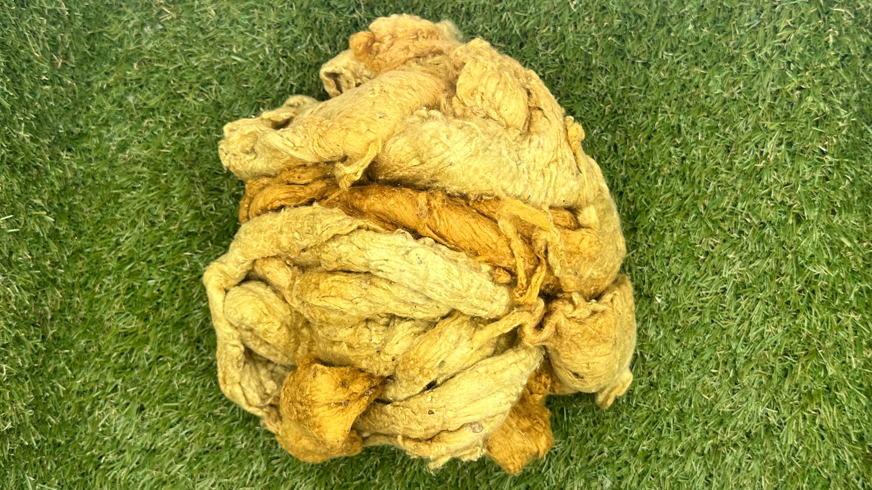 Gold A Grade Mulberry Silk Noil