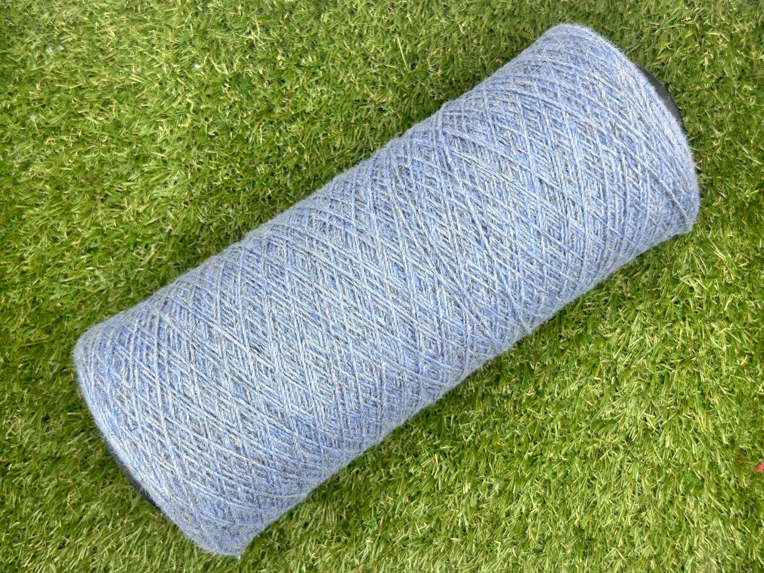 Blue/Grey Wool Blend 4 Ply Yarn