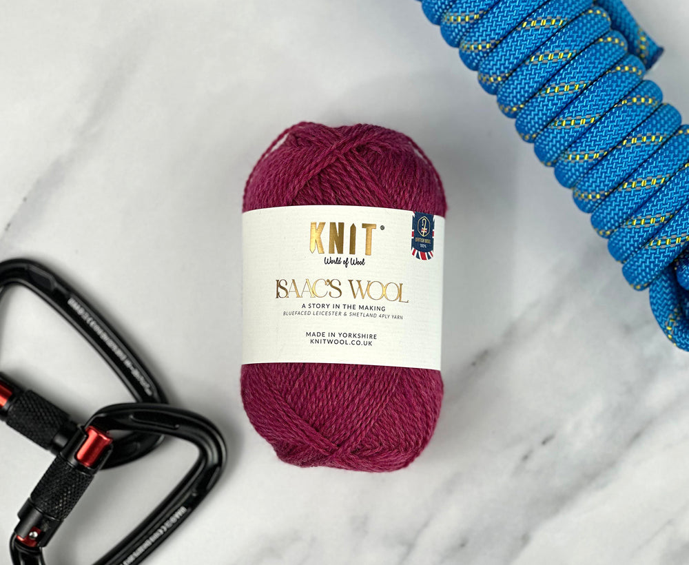Portland Pink Isaac's Wool 4 Ply Yarn
