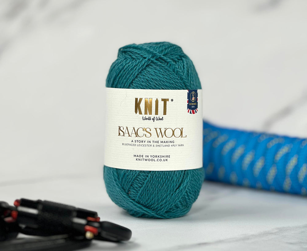 Dunbarton Blue Isaac's Wool 4 Ply Yarn
