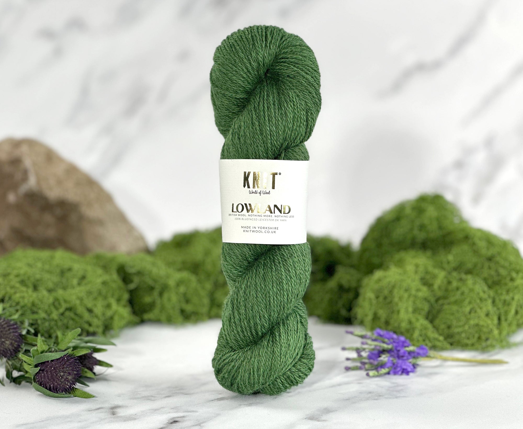 Clover Leaf Green Lowland DK Yarn