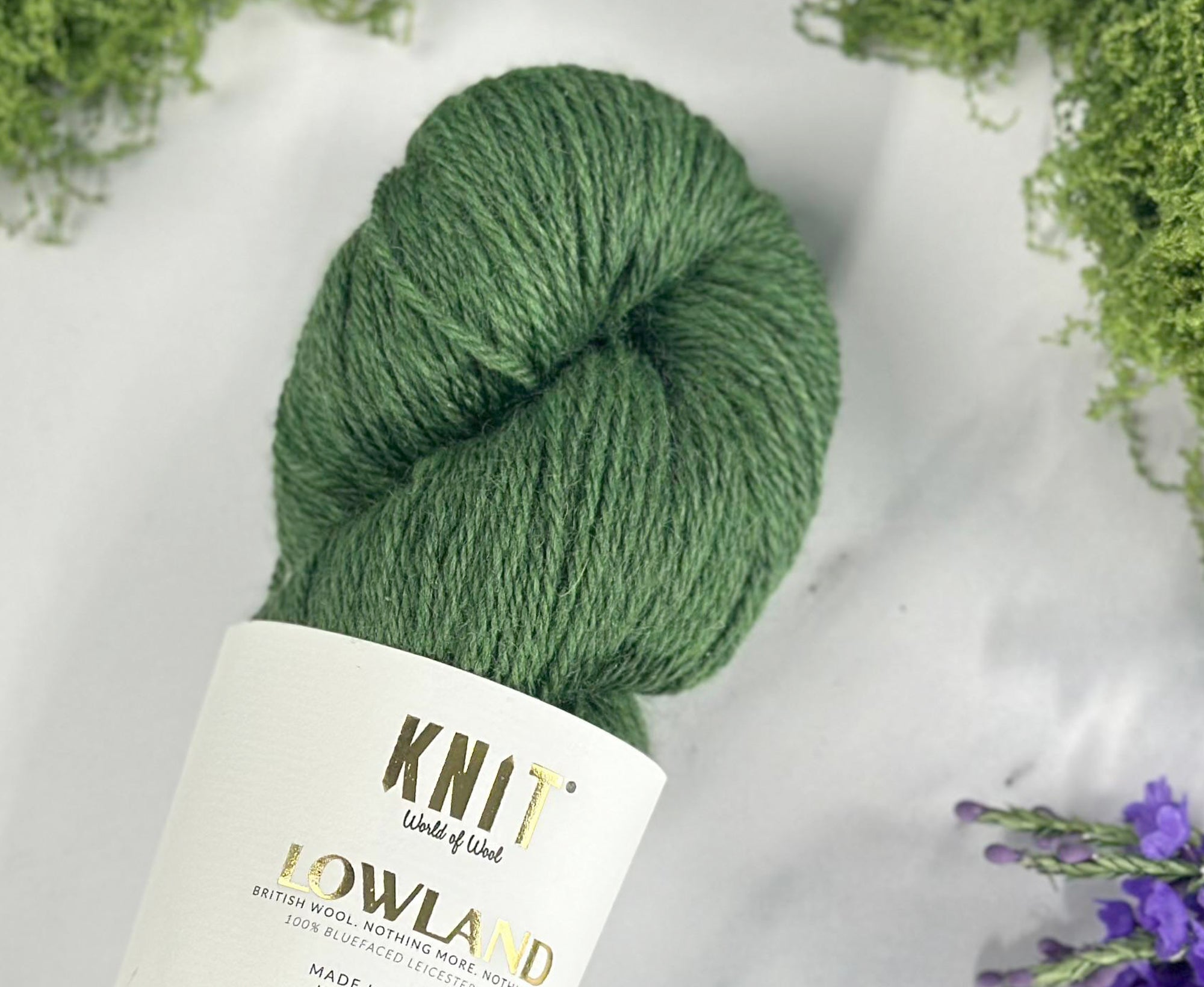 Clover Leaf Green Lowland DK Yarn