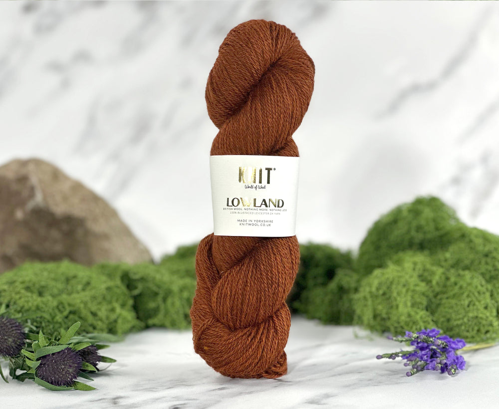 Russet Hill Orange Lowland DK Yarn