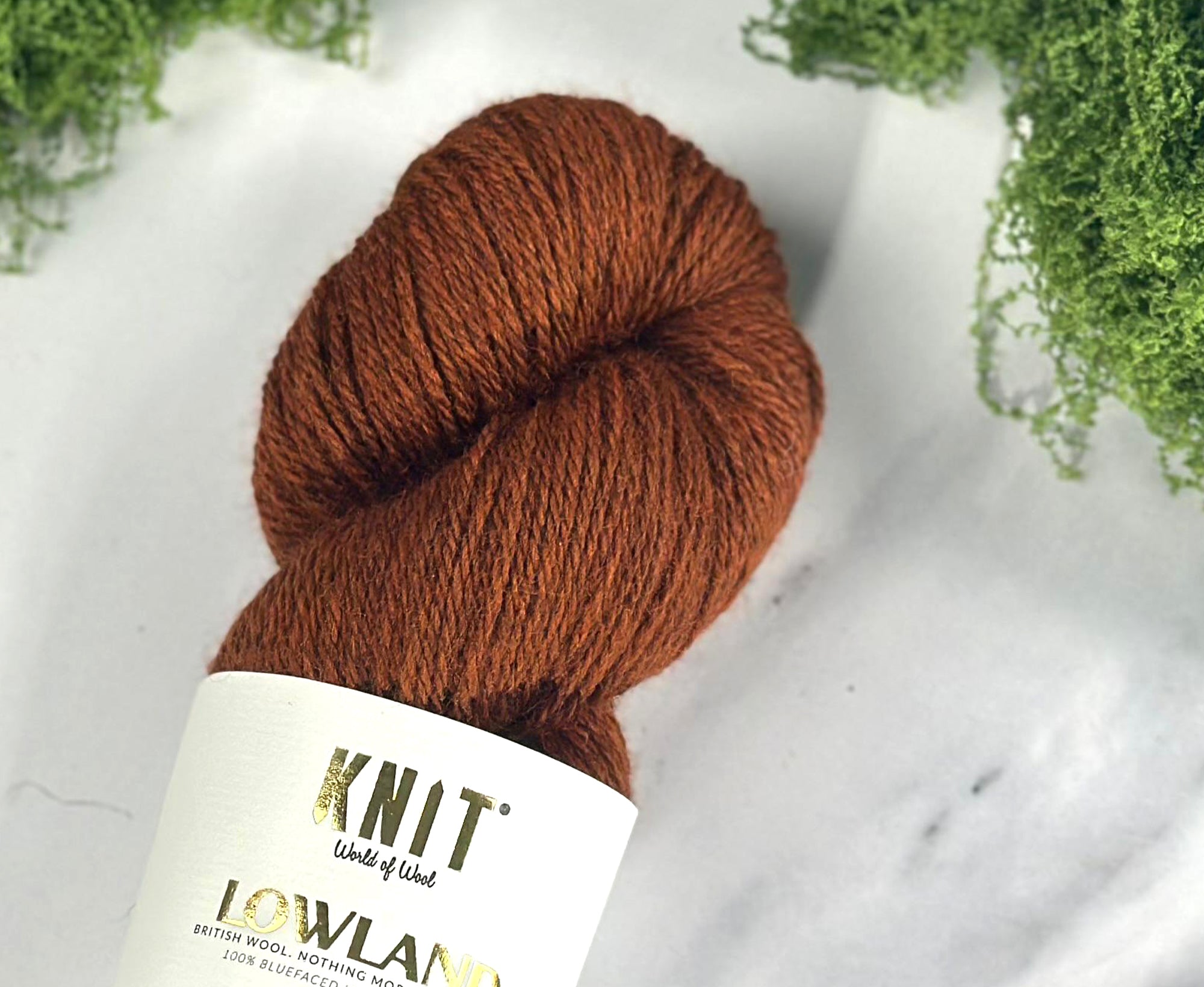 Russet Hill Orange Lowland DK Yarn
