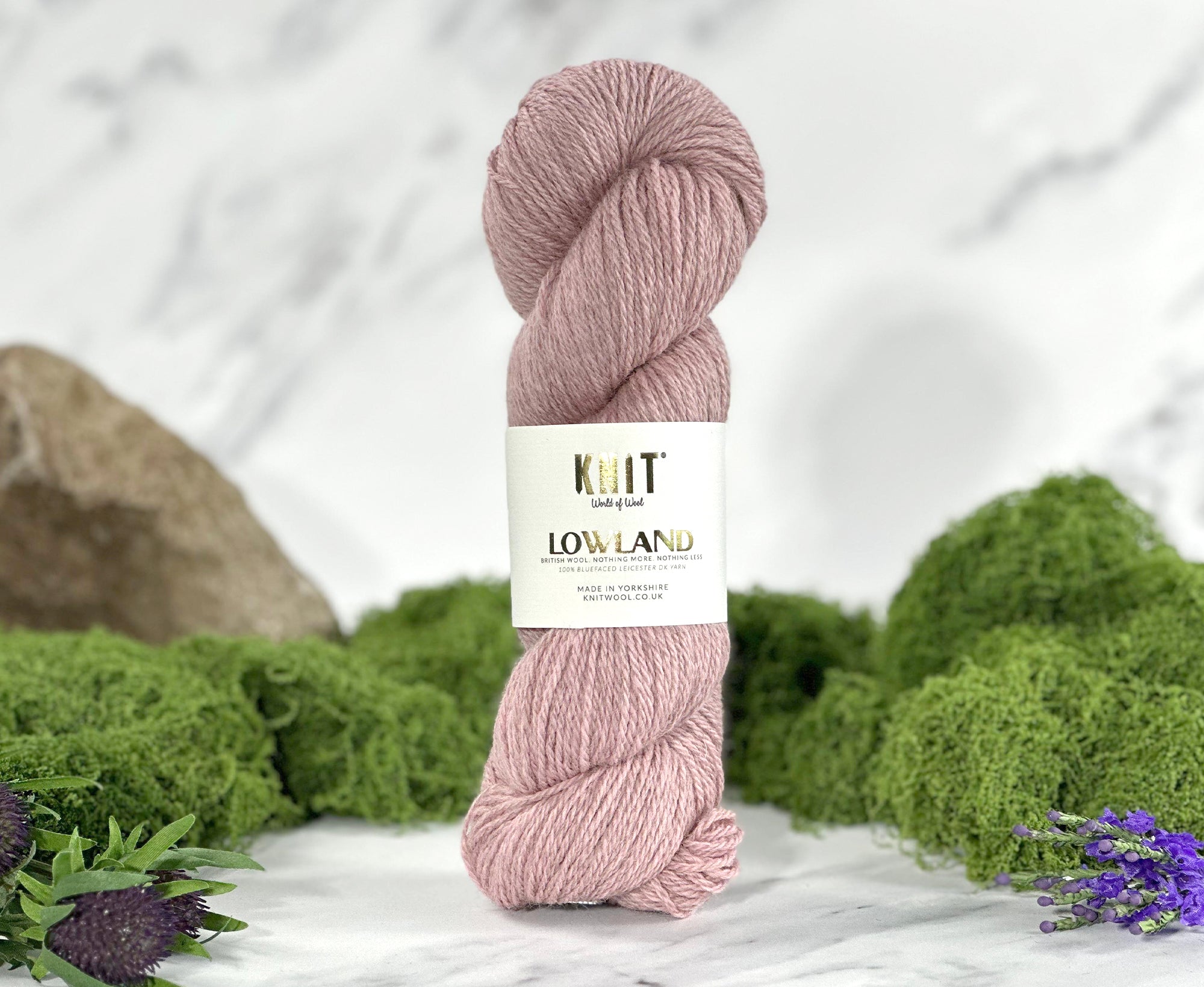 Rosebay Pink Lowland DK Yarn