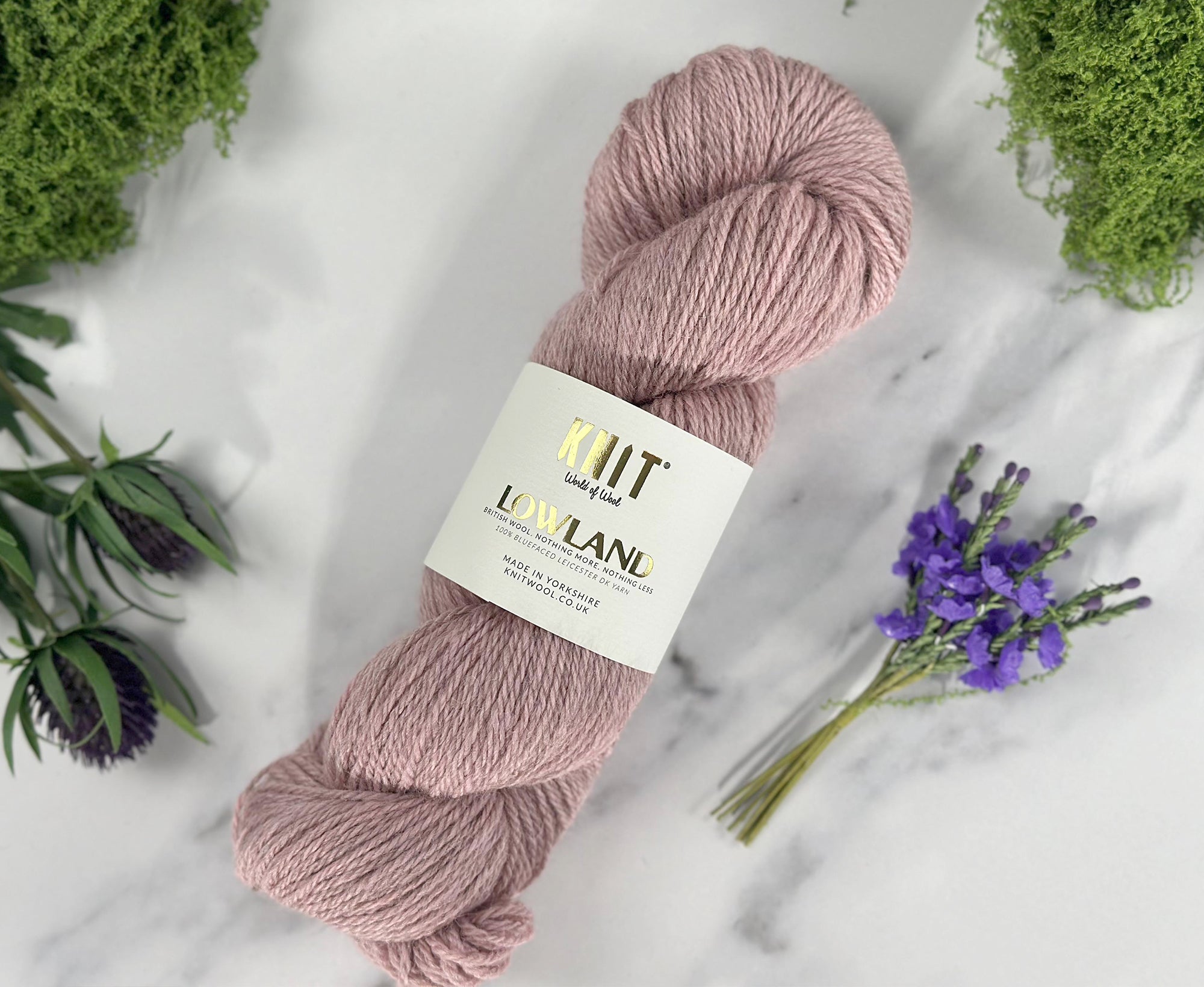 Rosebay Pink Lowland DK Yarn