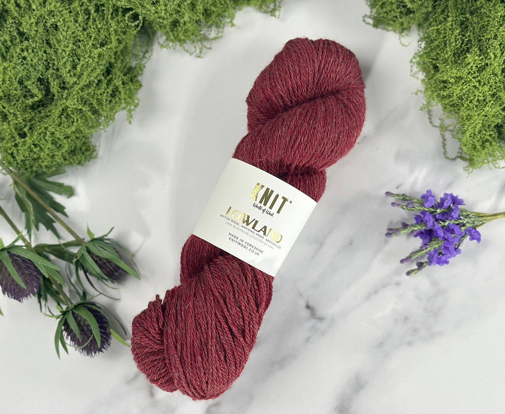 Poinsetta Red Lowland DK Yarn