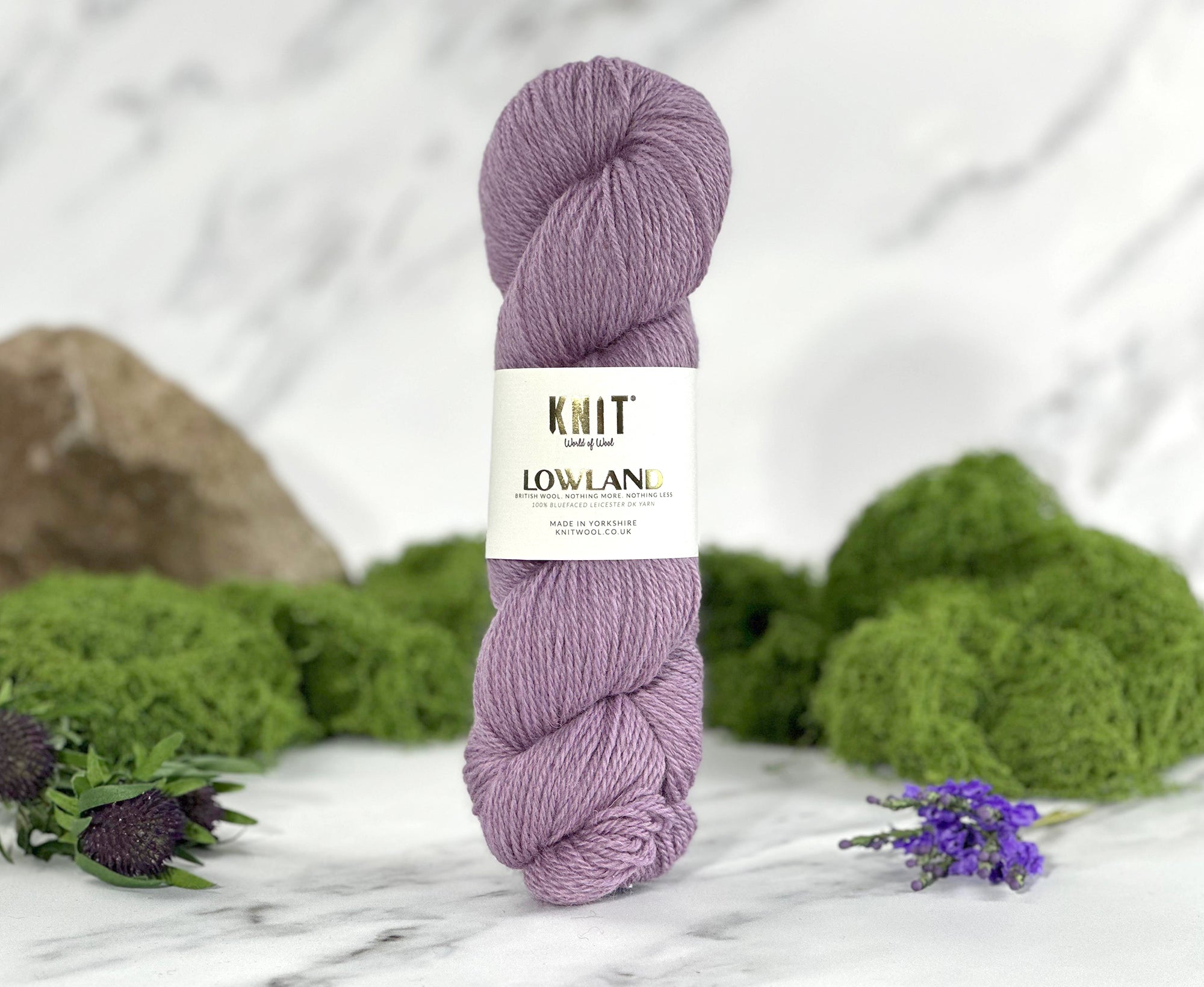 Thistle Purple Lowland DK Yarn