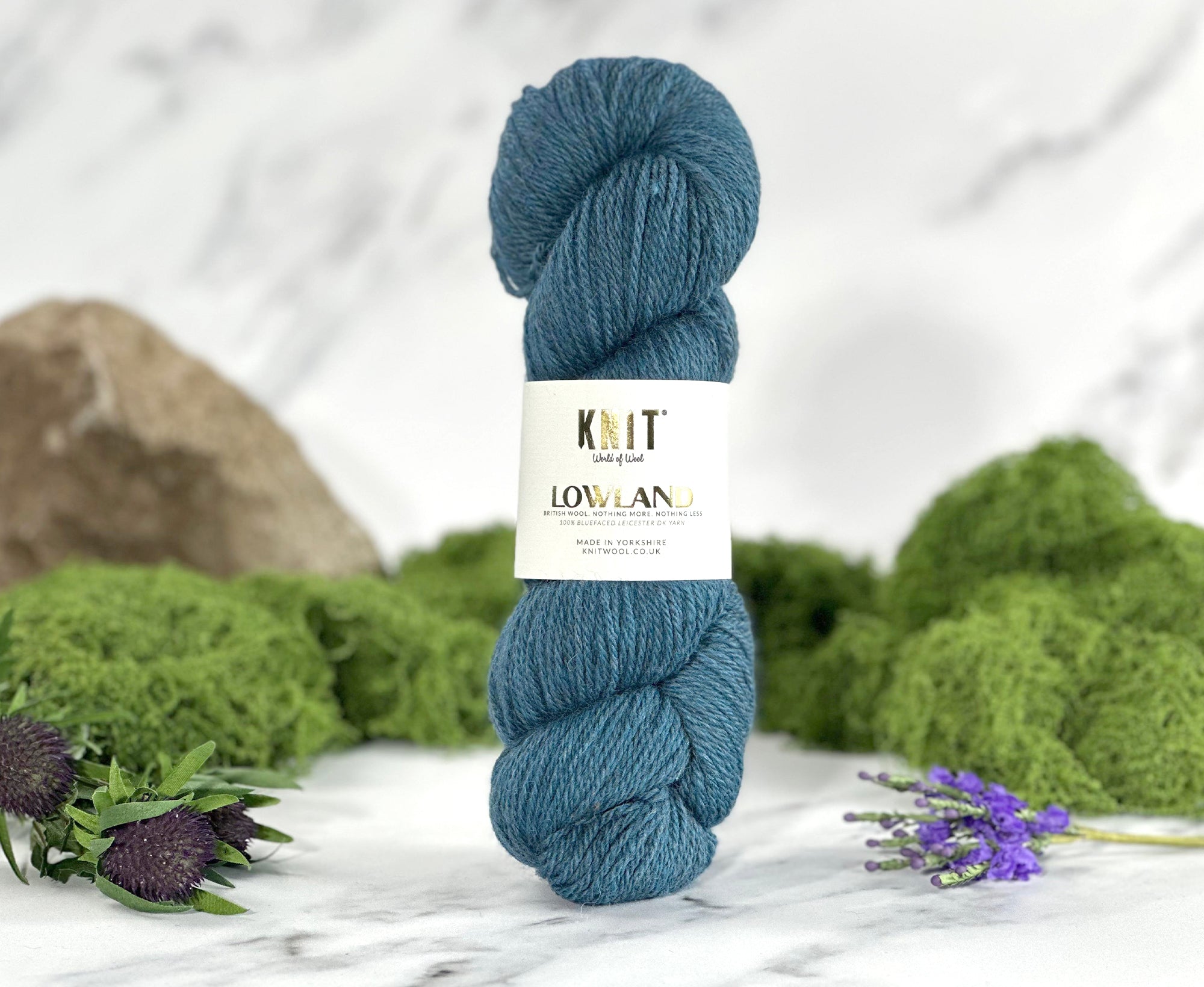 Riverbend Blue Lowland DK Yarn