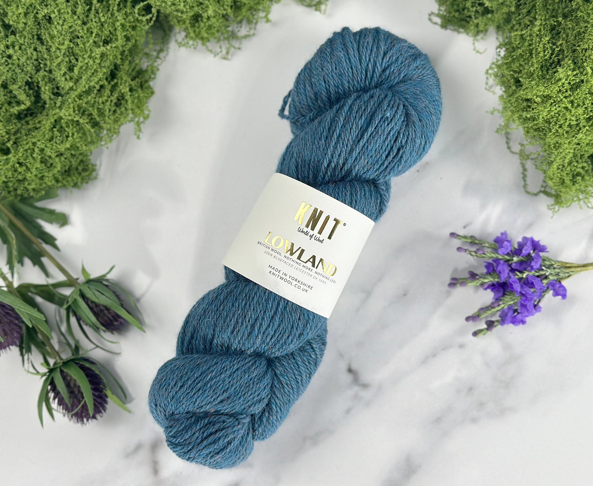 Riverbend Blue Lowland DK Yarn