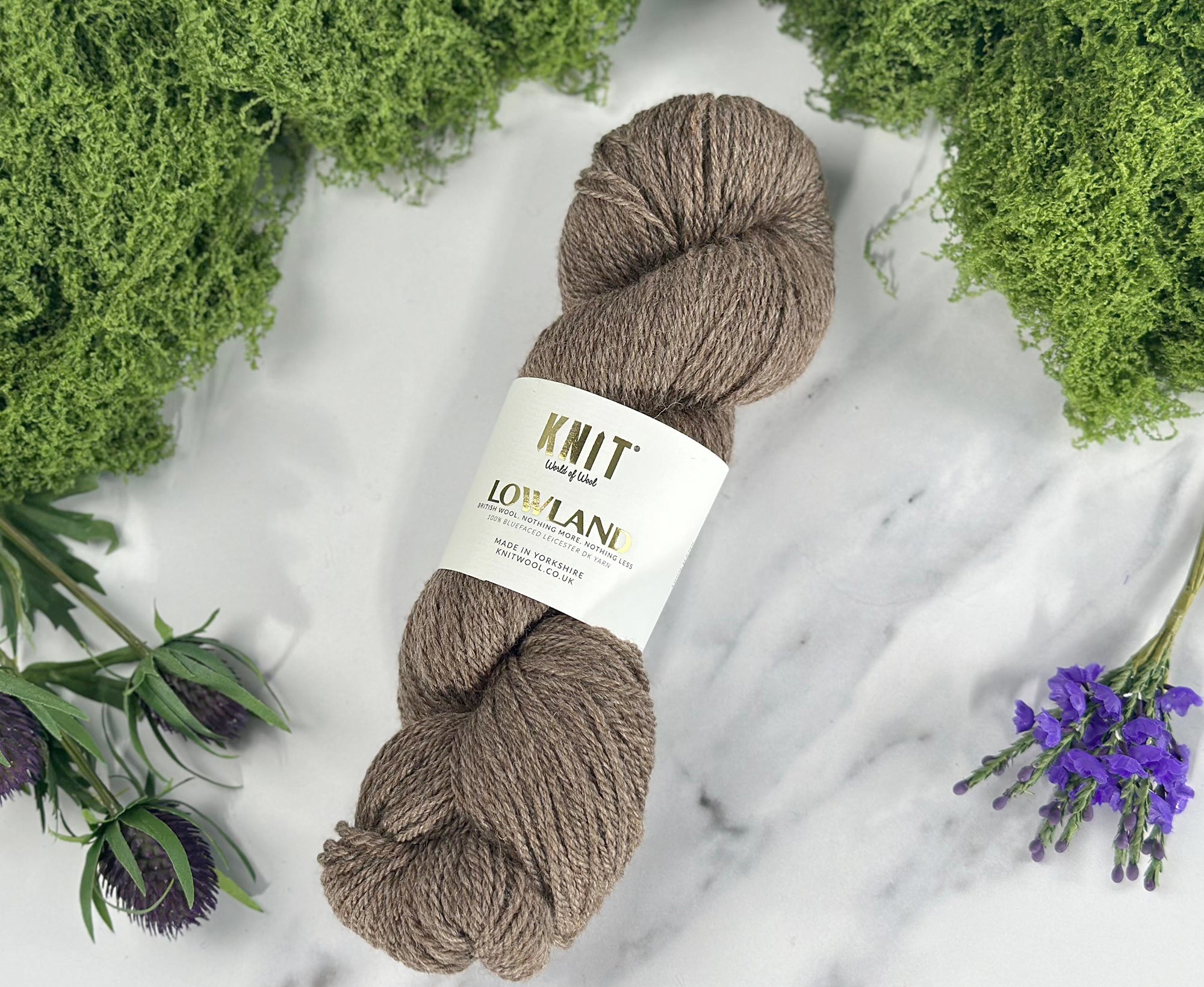 Acorn Brown Lowland DK Yarn