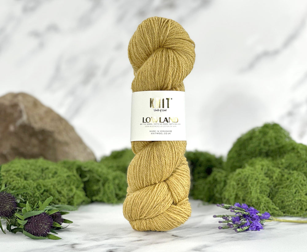 Harvest Yellow Lowland DK Yarn