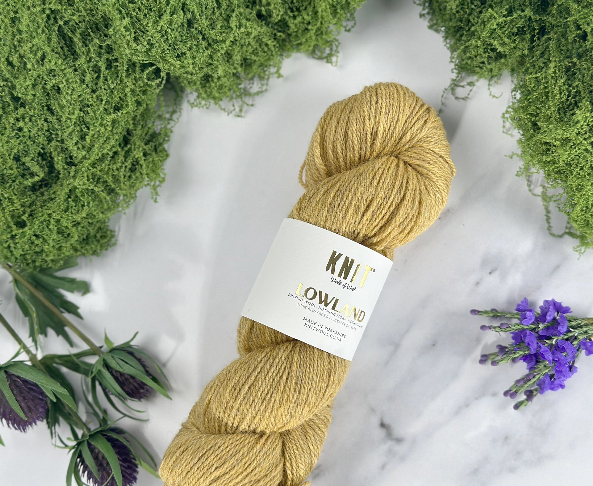 Harvest Yellow Lowland DK Yarn