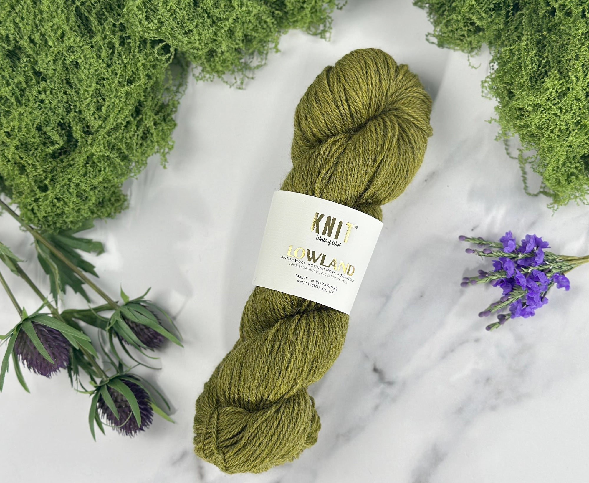 Thyme Green Lowland DK Yarn