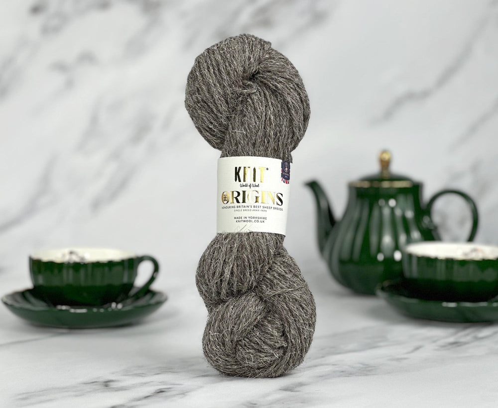 Dark Grey Herdwick Origins Aran Yarn Yarn World Of Wool