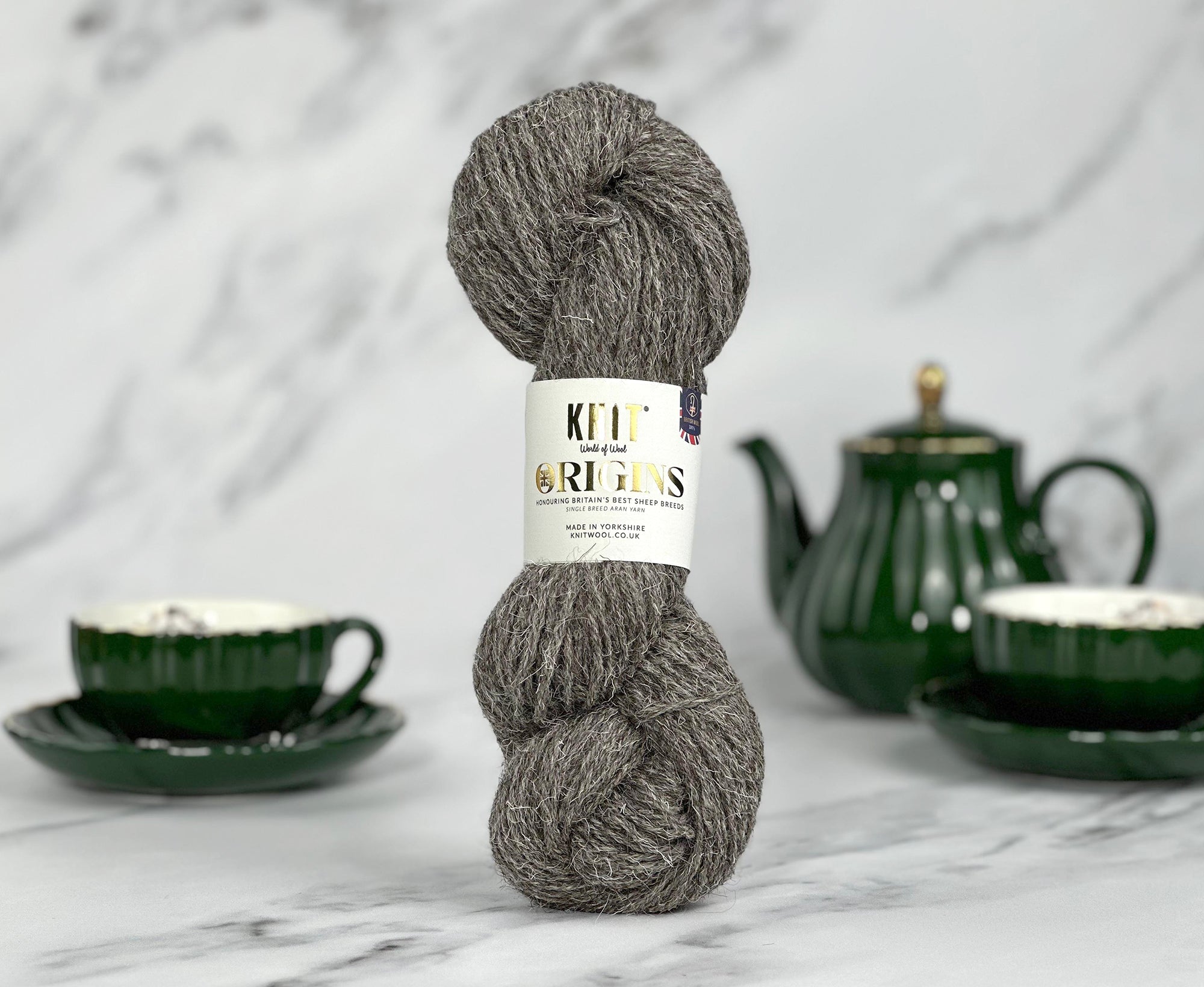 Dark Grey Herdwick Origins Aran Yarn Yarn World Of Wool