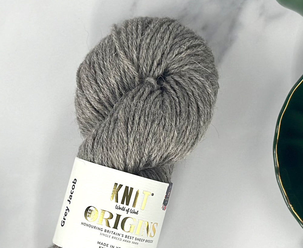 Grey Jacob Origins Aran Yarn