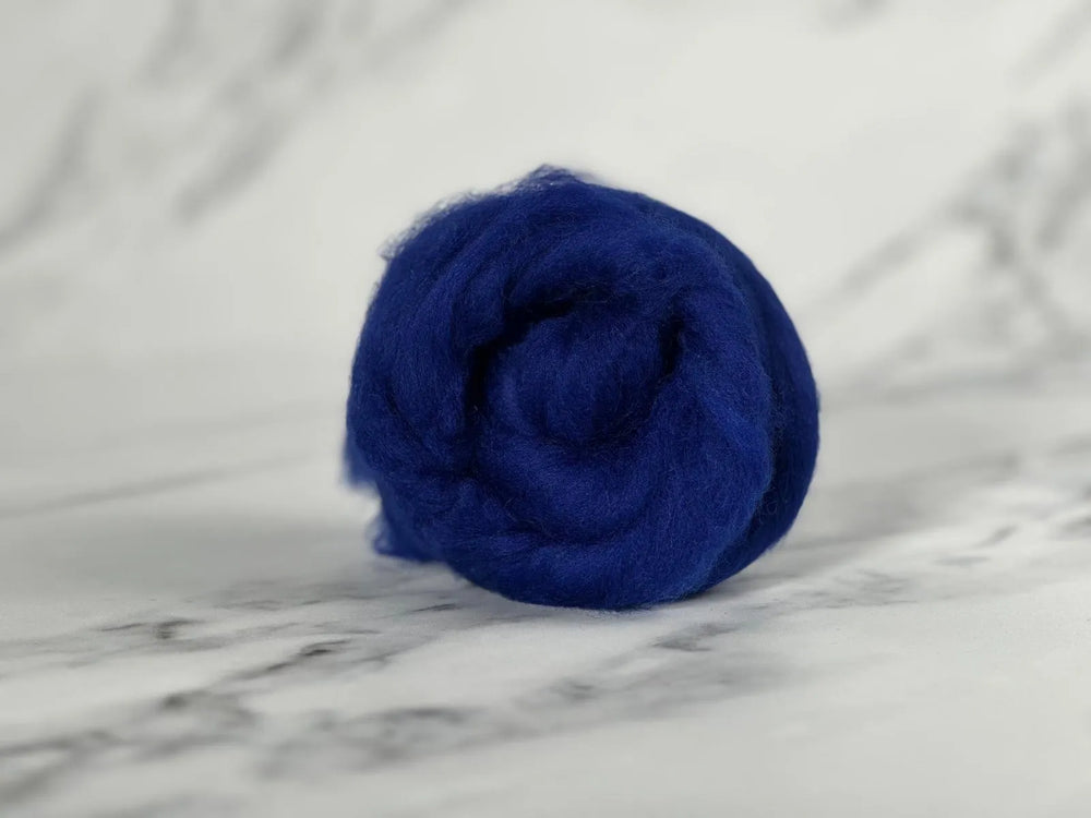 Electric Blue Cheviot Blends World Of Wool