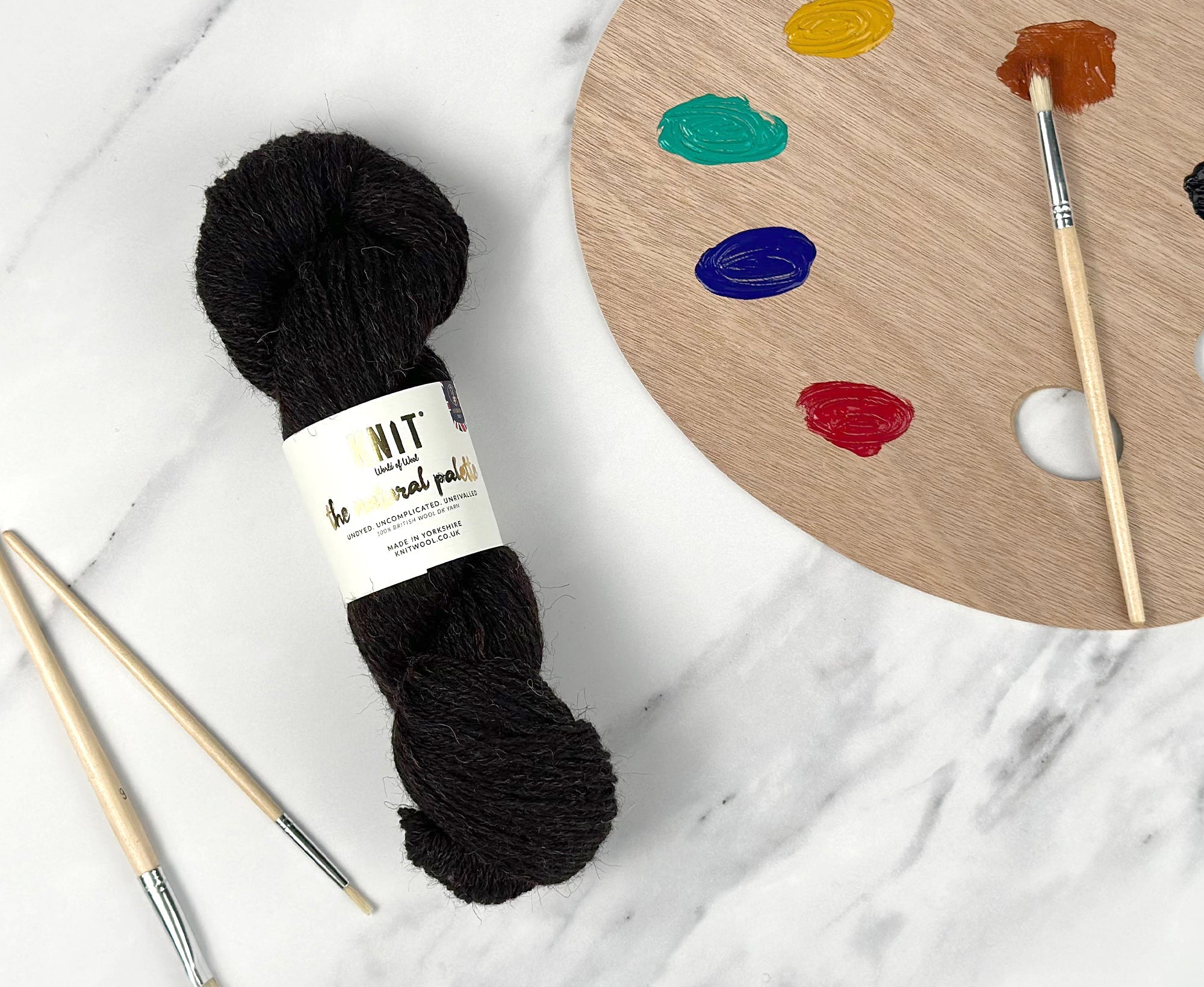 Black Natural Palette DK Yarn