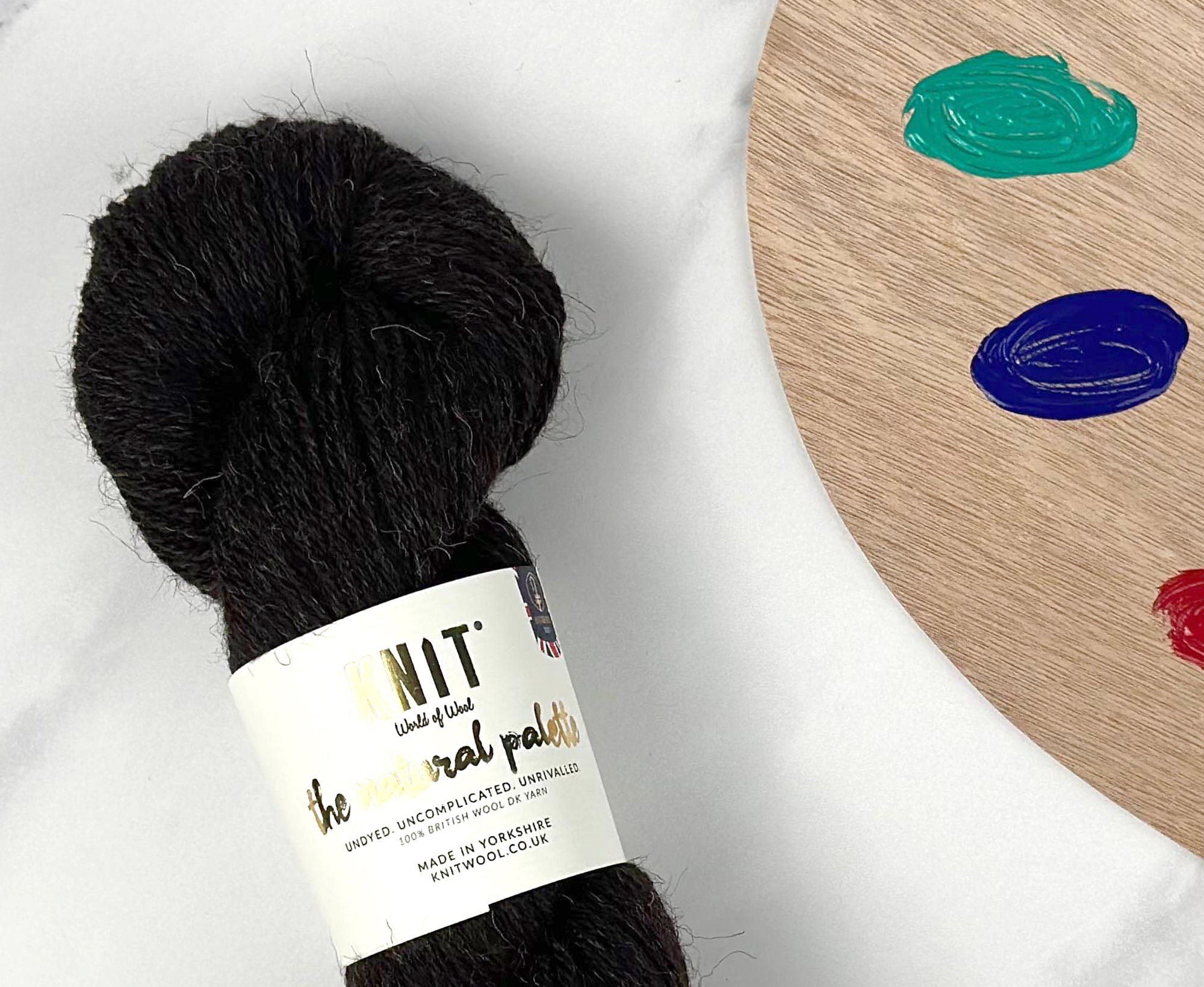 Black Natural Palette DK Yarn