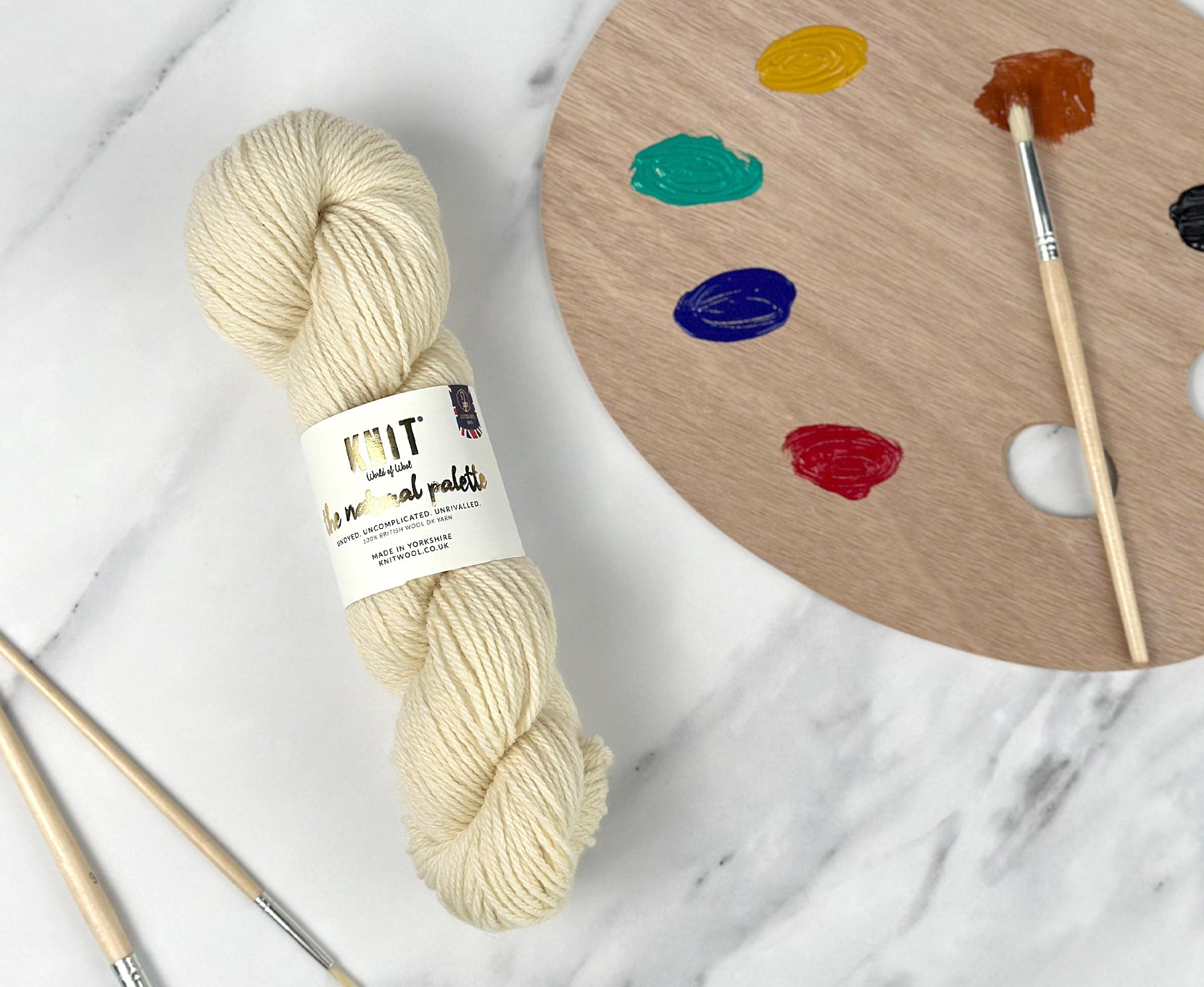 White Natural Palette DK Yarn