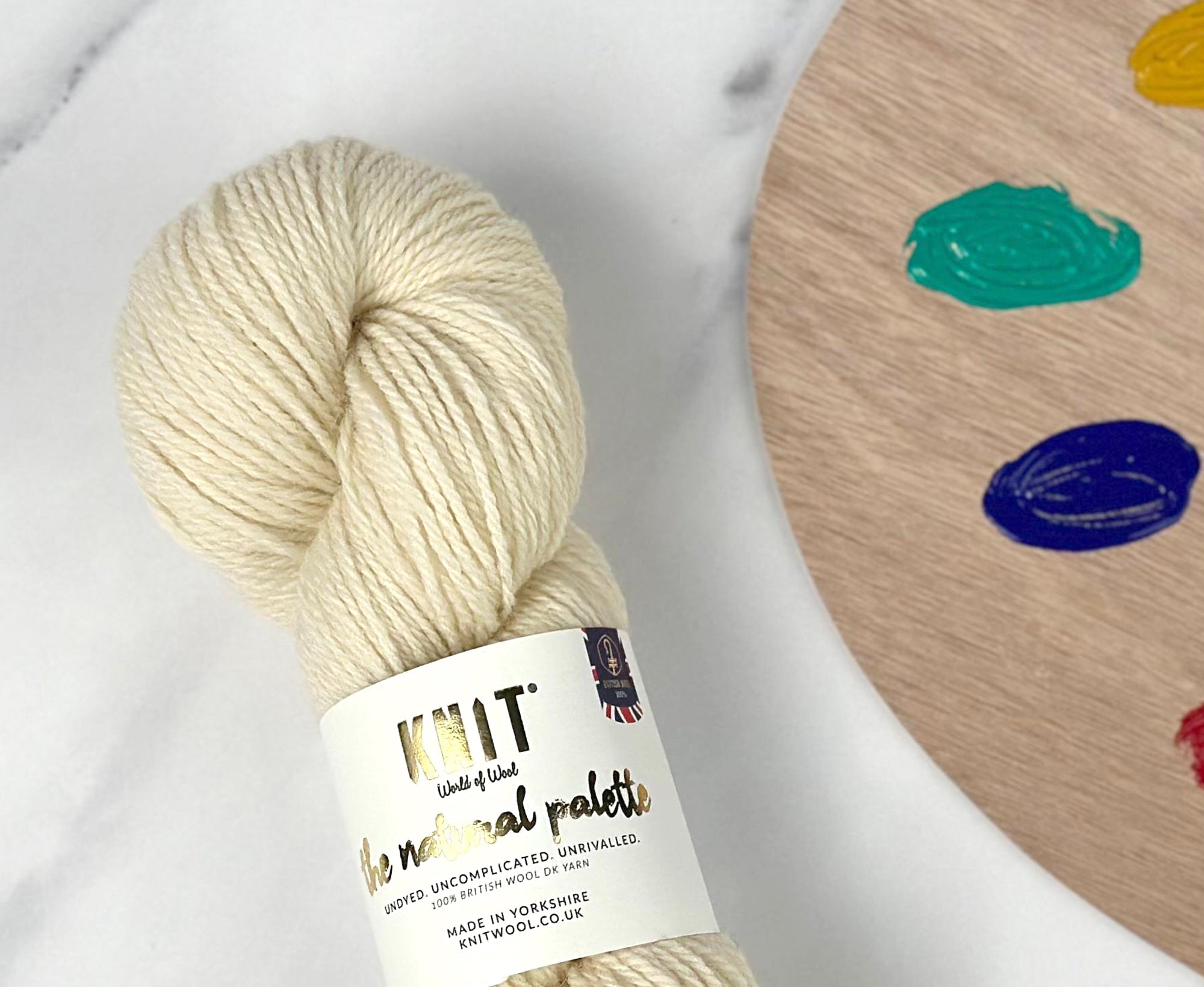White Natural Palette DK Yarn