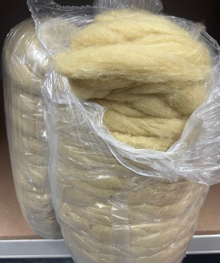 Carded Corriedale Sliver Golden 5KG