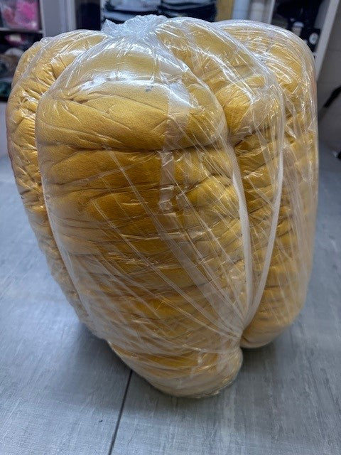 Carded Corriedale Sliver Yellow 5KG