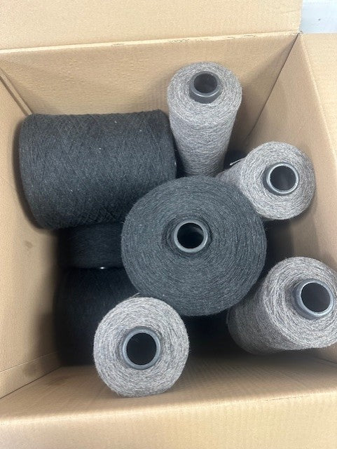 Mixed Grey Yarn Bundle 18kg