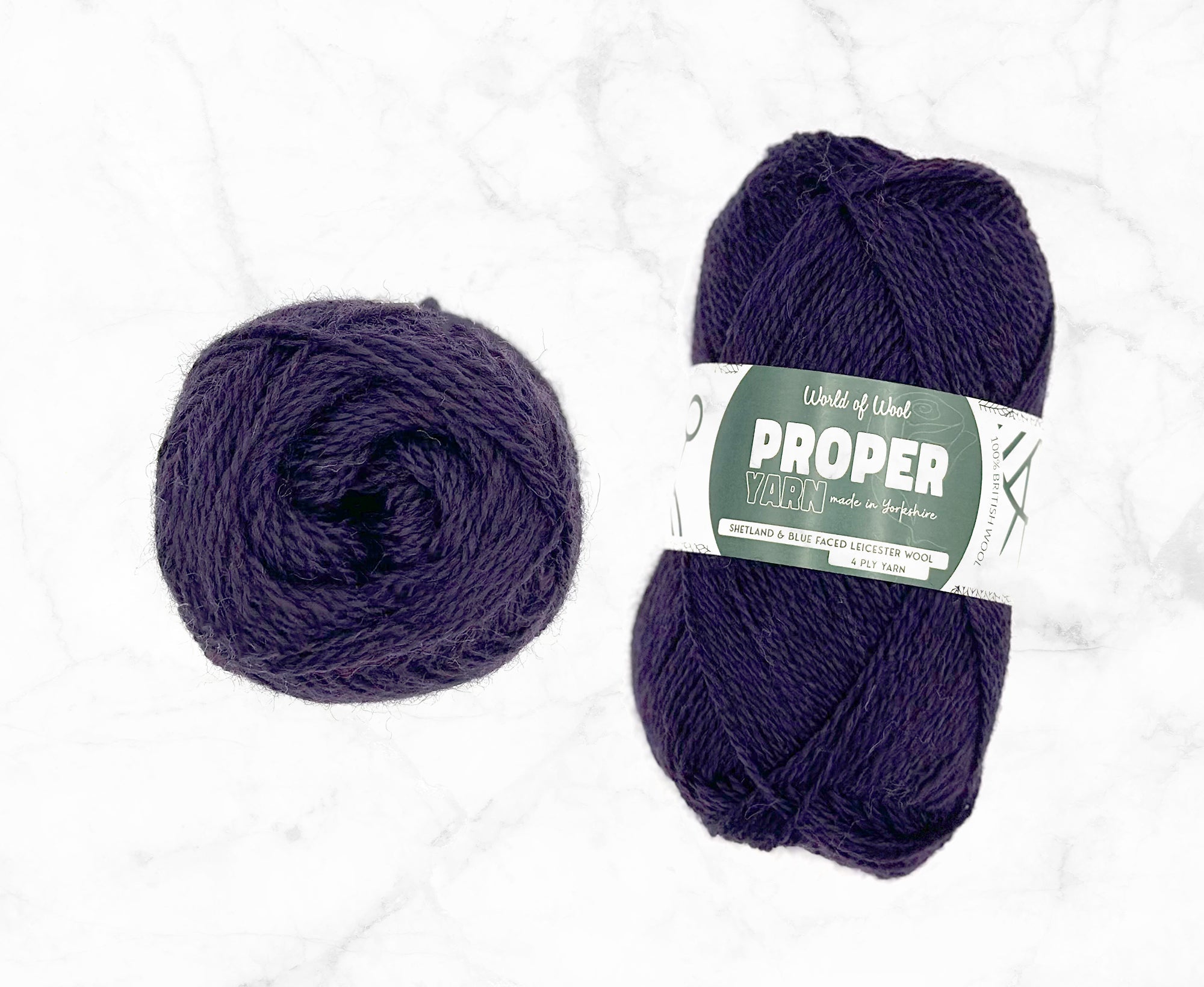 Ta Ra Purple Proper 4 Ply Yarn