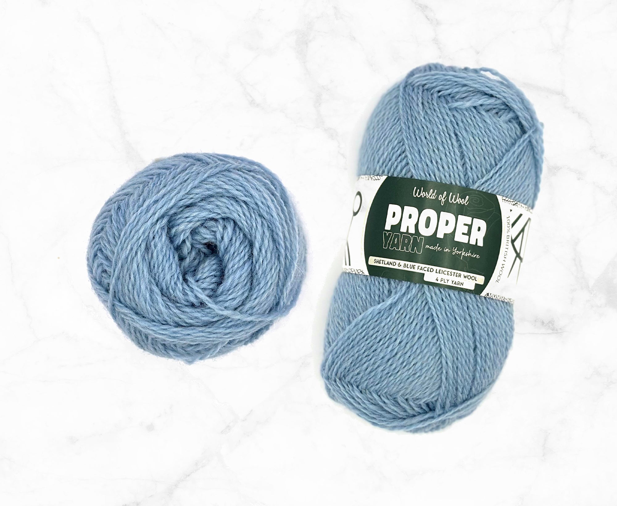 Champion Blue Proper 4 Ply Yarn