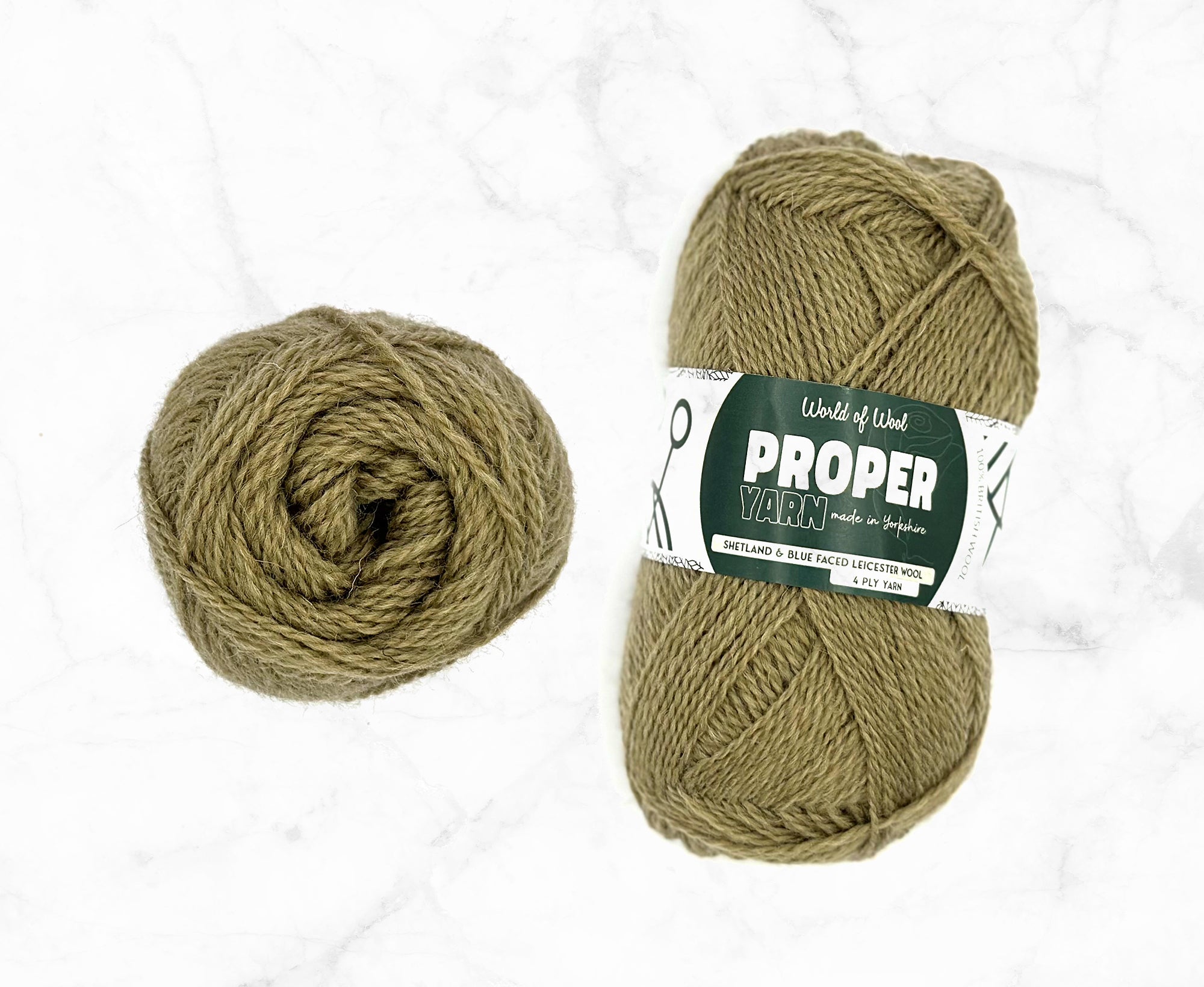 Ee By Gum Green Proper 4 Ply Yarn